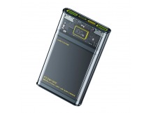 Внешний Аккумулятор (Power Bank) WK WP-319 10000 mAh (Type-C PD 20W + 2USB QC3.0 22.5W/LCD) Прозрачный