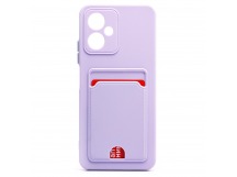 Чехол-накладка - SC315 с картхолдером для "Xiaomi Redmi Note 12" (light violet) (214509)