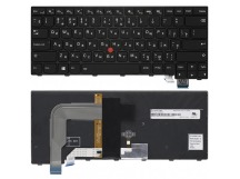 Клавиатура Lenovo ThinkPad T460s черная с подсветкой