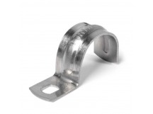 Скоба металлическая однолапковая d=25-26 мм, шт