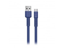 Кабель USB - Type-C Remax RC-116a Armor series 100см 2,4A (blue) (95751)