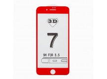 Защитное стекло Full Screen Activ 3D для "Apple iPhone 7 Plus/iPhone 8 Plus" (red)(69759)