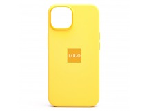 Чехол-накладка ORG Silicone Case SafeMag с анимацией для "Apple iPhone 14" (солнечно-желтый)(213008)