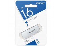 Флеш-накопитель USB 16GB Smart Buy Scout белый