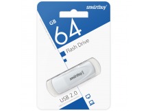 Флеш-накопитель USB 64GB Smart Buy Scout белый