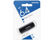 Флеш-накопитель USB 64GB Smart Buy Scout чёрный