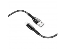 Кабель USB - Apple Lightning HOCO U89 "Premium" (120см) LED черный