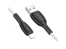 Кабель USB - Apple lightning BOROFONE BX86 (белый) 1м