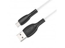 Кабель USB - micro USB BOROFONE BX86 (белый) 1м