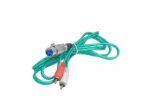 Шнур гн.XLR - 2шт.RCA 1.5м