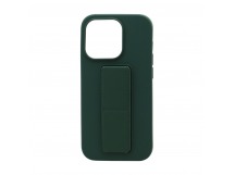 Чехол Magnetic Stend 2 для Apple iPhone 14 Pro/6.1 (007) темно зеленый