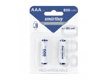 Аккумулятор NiMh Smartbuy AAA800mAh/2BL (цена за 1шт. блистер 2шт)