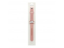 Силиконовый ремешок для часов Sport Band Apple Watch 42/44 mm розовый (006) S