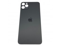 Задняя крышка iPhone 11 Pro Max (Оригинал c увел. вырезом) Черная