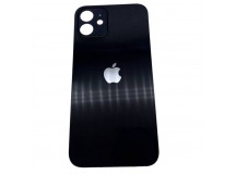 Задняя крышка iPhone 12 (Оригинал c увел. вырезом) Черный