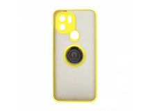 Чехол-накладка Shockproof Ring для Xiaomi Redmi A1+ (001) желто-черный