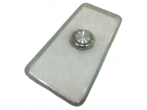 Чехол силиконовый Samsung A10s прозрачный с кольцом