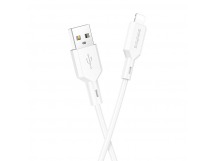 Кабель USB - Apple lightning Borofone BX70 100см 2.4A (white) (207876)