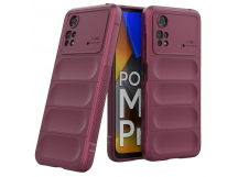 Чехол на Xiaomi Poco M4 Pro 4G Flexible Case (бордовый)