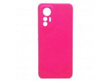 Чехол силиконовый Xiaomi 12 T Silicone Cover фуксия