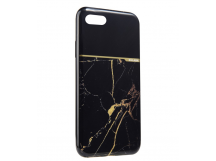 Чехол пластиковый iPhone 6 Plus SULADA мрамор черный в блистере*