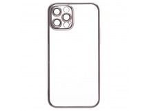 Чехол-накладка - PC073 с закрытой камерой для "Apple iPhone 12 Pro Max" (silver) (213786)