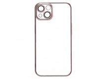Чехол-накладка - PC073 с закрытой камерой для "Apple iPhone 13" (silver) (213826)
