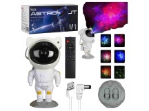 Ночник-проектор Космонавт "Звездное небо" белый