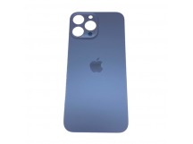 Задняя крышка iPhone 13 Pro Max (Оригинал c увел. вырезом) Голубой