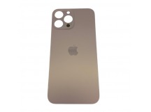 Задняя крышка iPhone 13 Pro Max (Оригинал c увел. вырезом) Золото