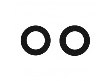 Стекло камеры для iPhone 14/14 Plus (комплект 2 шт) (100% components)