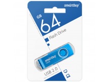Флеш-накопитель USB 64GB Smart Buy Twist синий