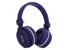 Полноразмерные беспроводные наушники More choice HW15 (6 ч/200 mAh/Bluetooth/TF/AUX) фиолетовые