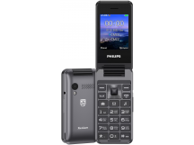 Мобильный телефон Philips E2601 Grey раскладушка (2,4"/0,3МП/1000mAh)