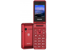 Мобильный телефон Philips E2601 Red раскладушка (2,4"/0,3МП/1000mAh)