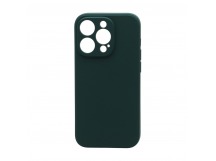 Чехол Silicone Case NEW ERA (накладка/силикон) для Apple iPhone 14 Pro/6.1 темно зеленый
