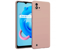 Чехол силиконовый Realme C11 Silicone Cover бежевый