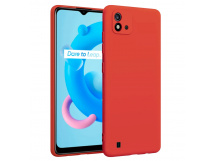 Чехол силиконовый Realme C11 Silicone Cover красный