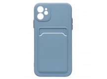 Чехол-накладка - SC315 с картхолдером для "Apple iPhone 11" (grey) (215825)