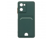Чехол-накладка - SC315 с картхолдером для "OPPO realme 10 4G" (dark green) (215839)
