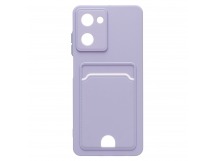 Чехол-накладка - SC315 с картхолдером для "OPPO realme 10 4G" (light violet) (215837)