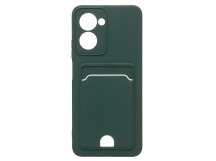 Чехол-накладка - SC315 с картхолдером для "OPPO realme C33" (dark green) (215853)