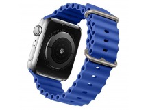 Ремешок - ApW26 Ocean Band для "Apple Watch 42/44/45/49 mm" силикон (blue) (214254)