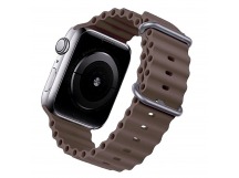 Ремешок - ApW26 Ocean Band для "Apple Watch 42/44/45/49 mm" силикон (dark grey) (214249)