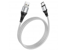 Кабель USB - Type-C Hoco X50 серый 1м