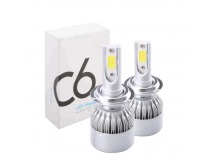 Автомобильная LED лампа Energy Light С6-H1 (2LED/6500K/DC 9-32V с вентилятором silver) 2шт