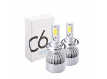 Автомобильная LED лампа Energy Light С6-HB3/9005 (2LED/6500K/DC 9-32V с вентилятором silver) 2шт