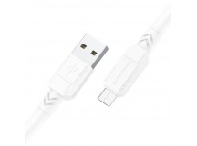 Кабель USB - Micro USB BOROFONE BX81 (2.4A/1m) белый