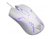 Мышь оптическая Nakatomi MOG-05U Gaming mouse WHITE - игровая, 4 кнопки + ролик, USB