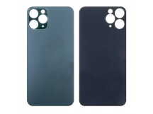 Задняя крышка для iPhone 11 Pro Темно-зеленый (стекло, широкий вырез под камеру, логотип)